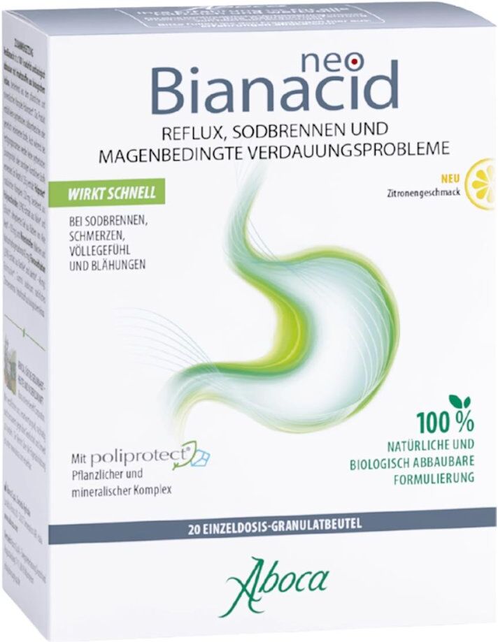 Aboca NeoBianacid Granulatbeutel Zitronengeschmack