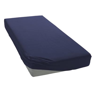 Bettlaken ESTELLA "Feinjersey", blau (saphir), L:200cm, Jersey, Obermaterial: 100% Baumwolle, Bettlaken, Bettlaken, Rundumgummi