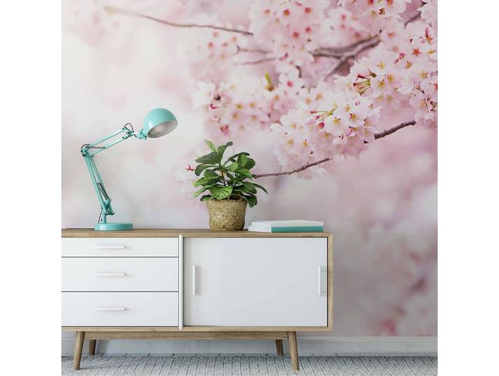 Papier peint Fleurs de cerisier 3 x 2cm