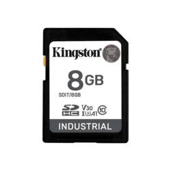Kingston Industrial SD-Karte 8 GB A1 Application Performance Class, v30 Video Speed Class, UHS-I U3, Class 10 SDIT/8GB