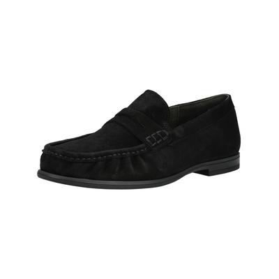 Slipper PAUL GREEN "Paul Green Slipper Veloursleder", Damen, Gr. 38, schwarz, Veloursleder, Schuhe Slipper