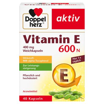 Doppelherz Vitamin E 600 N Weichkapseln 40 St Kapseln