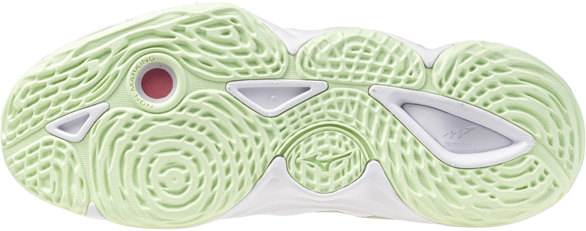Mizuno Wave Momentum Elite Women (26) Naisten Sisäpelikengät (White/balsam Green/ambrosia) - UK 6w (EUR 39 / 25 cm)