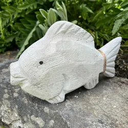Betonfigur MANNI der Fisch - ein Blickfang für Garten und Teich!
