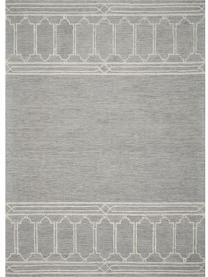 Carson Carrington Kullen Contemporary Hand-tufted Wool Grey Area Rug