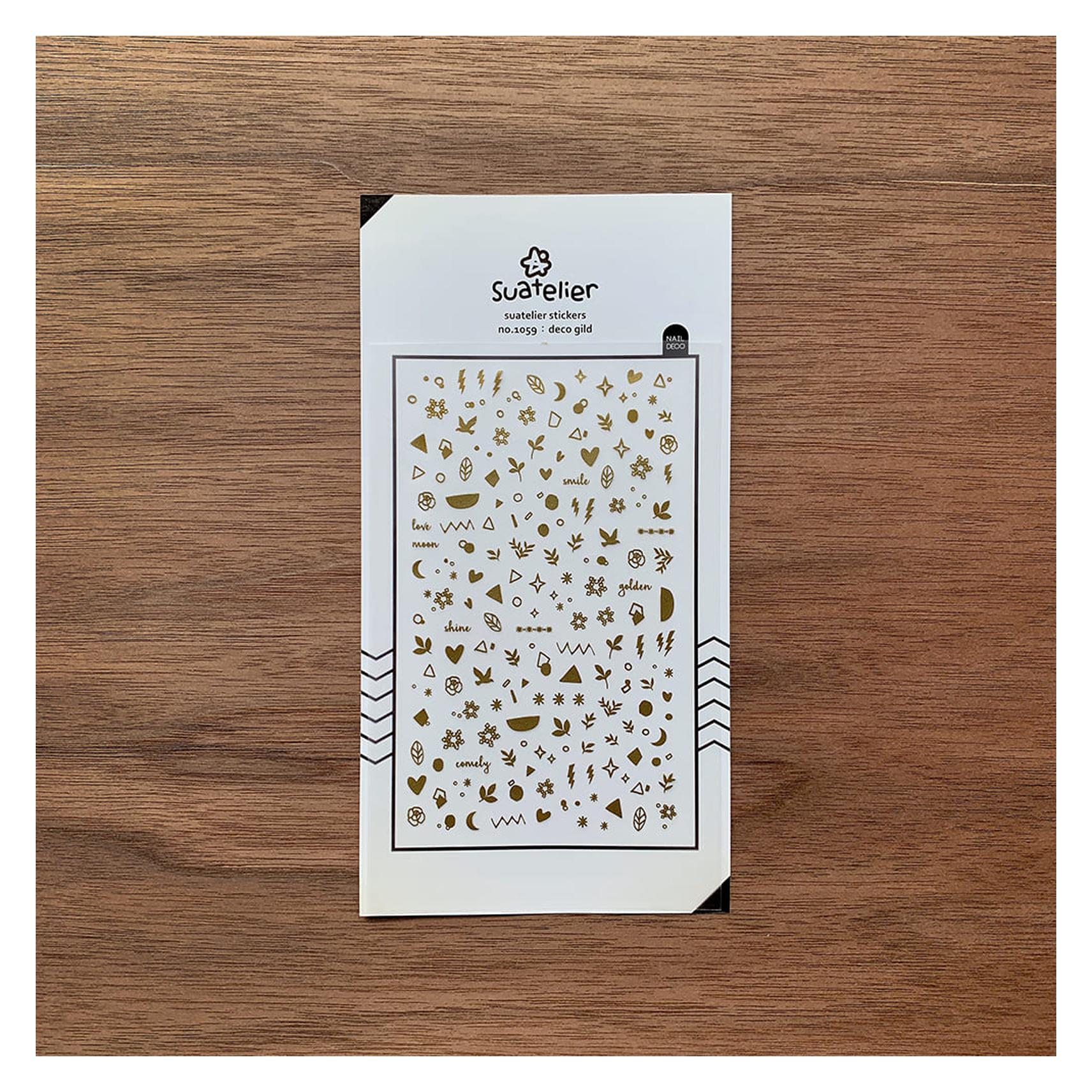 Mark'S Daily Deco Sticker DECO GILD (10 Sticker) (SUA-1059)