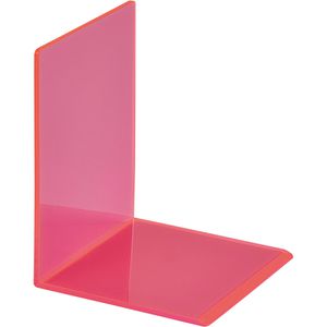 Maul Buchstütze 35136, neonpink, 10 x 13cm, aus Acryl, 2 Stützen, 2 Stück
