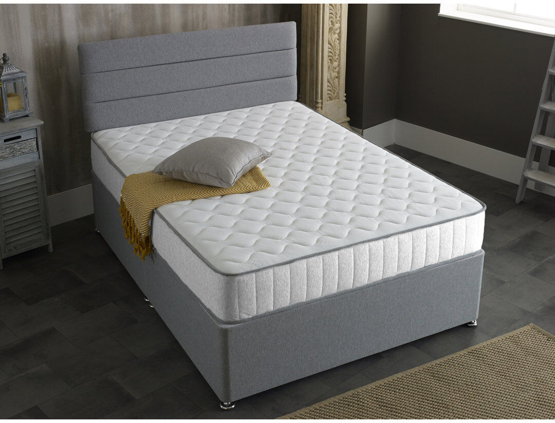 White Noise Brevyn Victoria White Castle Hybrid Spring And Memory Fibre Mattress Kingsize (5')