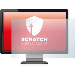 upscreen Schutzfolie für Displayschutz Displayschutzfolie Folie Klar Transparent (20", 16:9), Monitor Schutzfolie