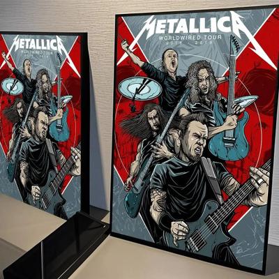 Uplifted Finds Metallica Classics Band Poster   Heavy Metal Music Icon Wall Sticker For Living Room & Bar 9 57 X 80 Cm No Frame
