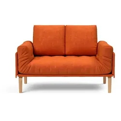 INNOVATION LIVING Schlafsofa Rollo Styletto Stoff Rust Orange