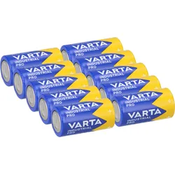 10x Varta 4014 Industrial Baby C Batterie lose