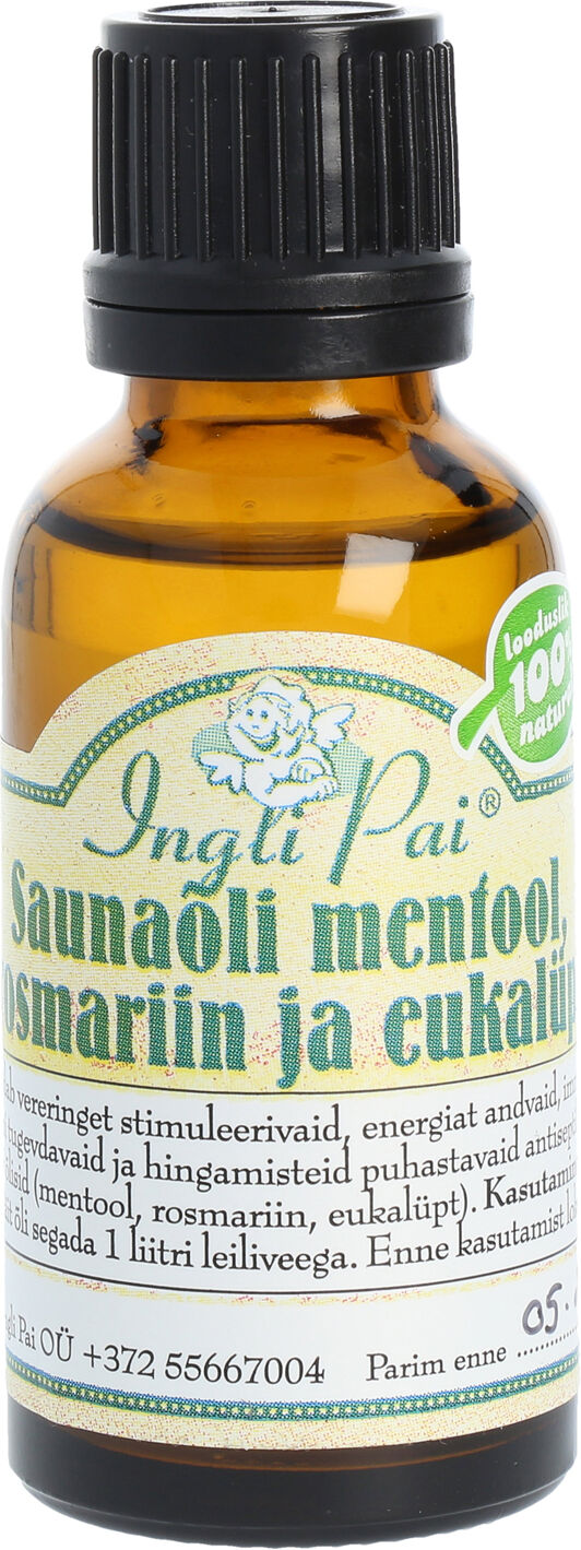 Ingli Pai Menthol, Rosemary And Eucalyptus Sauna Oil 30ml