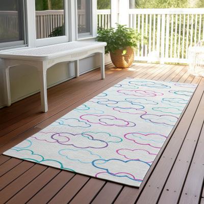 Addison Rugs Machine Washable Indoor/ Outdoor Modern Clouds Chantille Rug