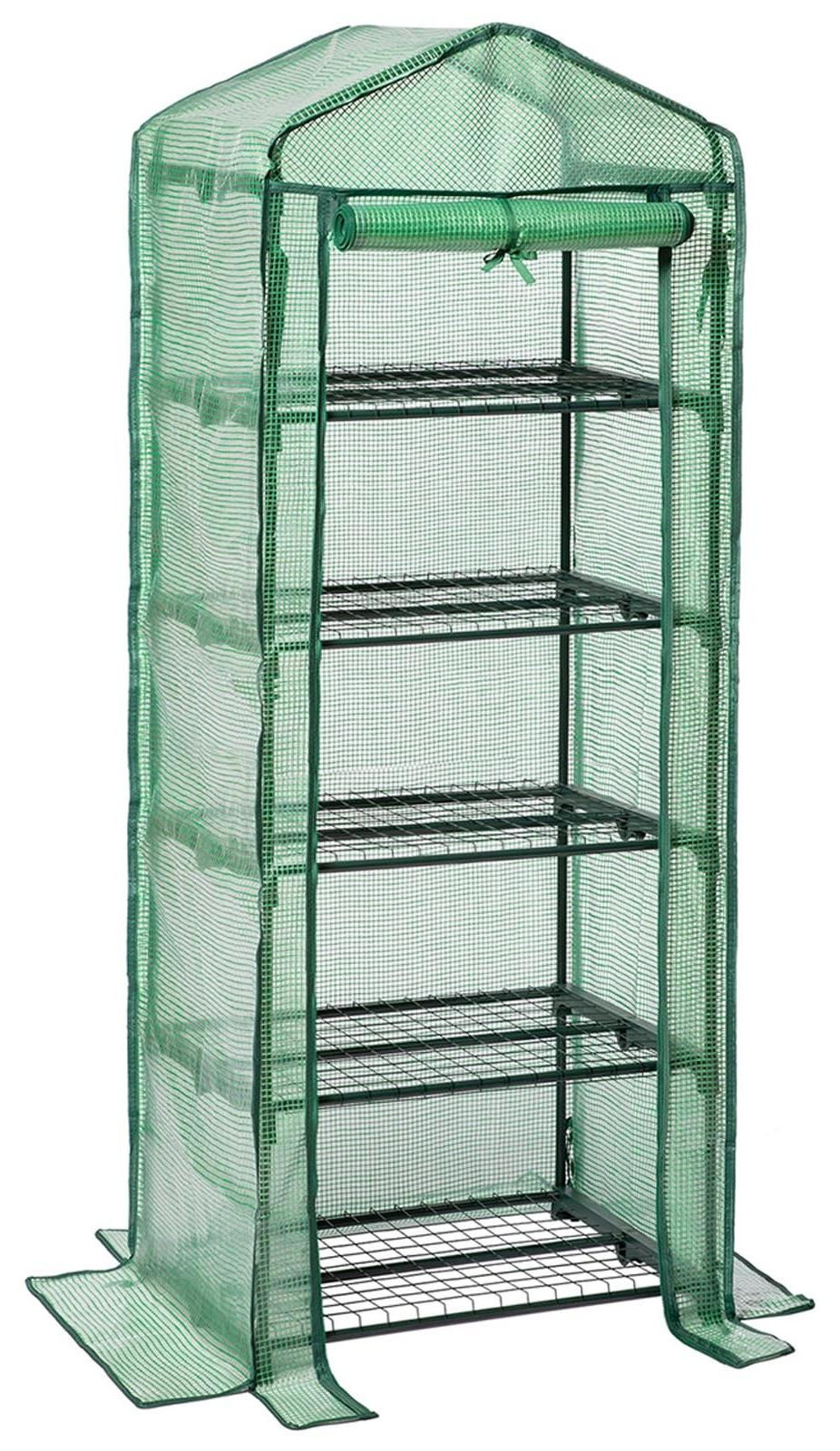 Solidchoice Mini Kweekkas met 5 Planken voor Balkon