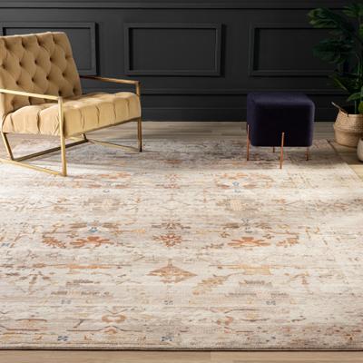 KALATY Desert Sands/Rust Traditional Area Rug