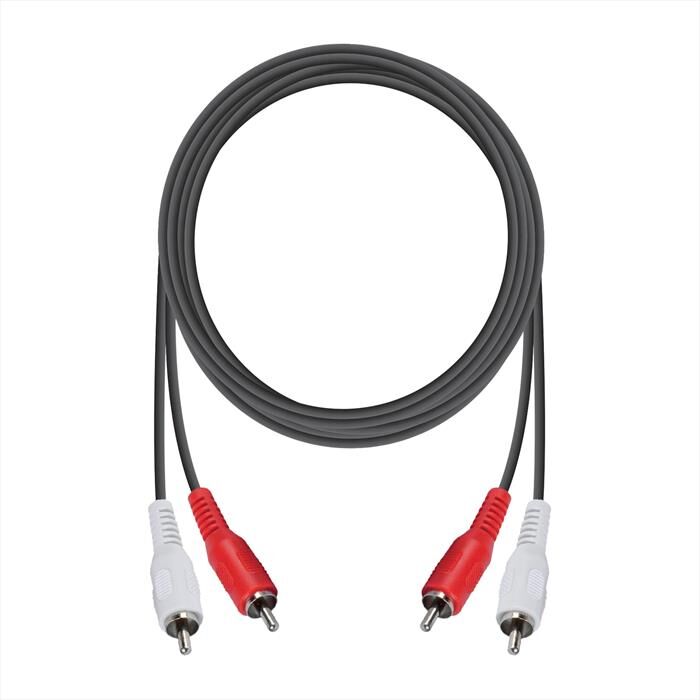 SBS Audio Cable,2x Rca Plug-2x Rca Plug,1,2m-nero