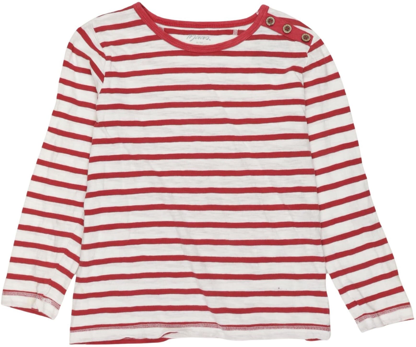 Maas Mädchen Langarmshirt, Mehrfarbig, Gr. EU 152, Baumwolle - Second Hand