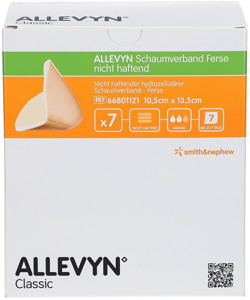 Allevyn Schaumverband Ferse 10,5x13,5cm n.haft. 7 St Verband