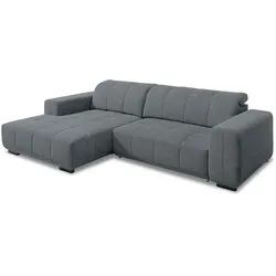 SOMETA Ecksofa Alvin Stoff Grau