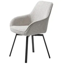 Unique Furniture ALMA Esszimmerstuhl Weiß Polyester 49590001