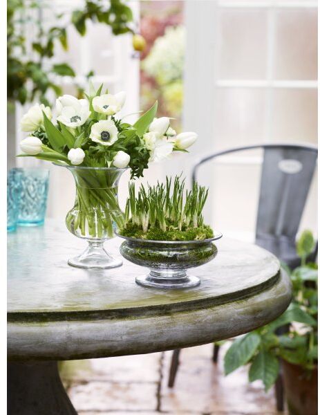 Holmegaard Old English Blomsterskål Og Vase, Lille