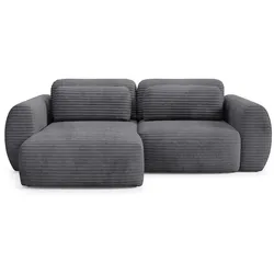 ECKSOFA Camilla 3 Sitzplätze Dunkelgrau