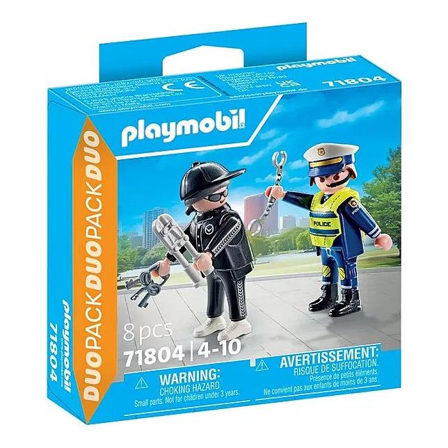 Playmobil Polizist und Einbrecher (Playmobil Figures) (71804)