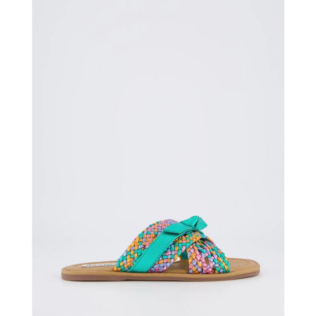 Gibaldi Dames braided slipper metallic