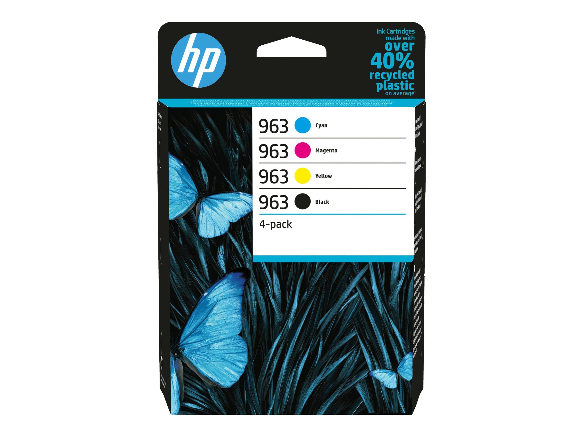 HP 963 / 6ZC70AE Original Druckerpatronen Multipack (BK, C, M, Y) Instant Ink