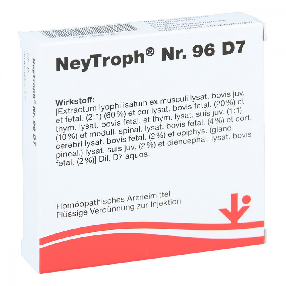 vitOrgan Arzneimittel GmbH Neytroph Nummer 9 6 D7 Ampullen 06487552