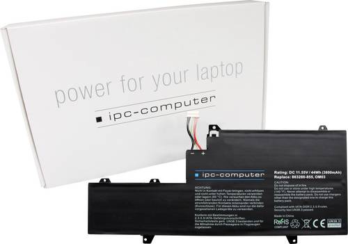 Ipc-computer Notebook-Akku Akku OM03 REPLACE 11.55V 3800 mAh