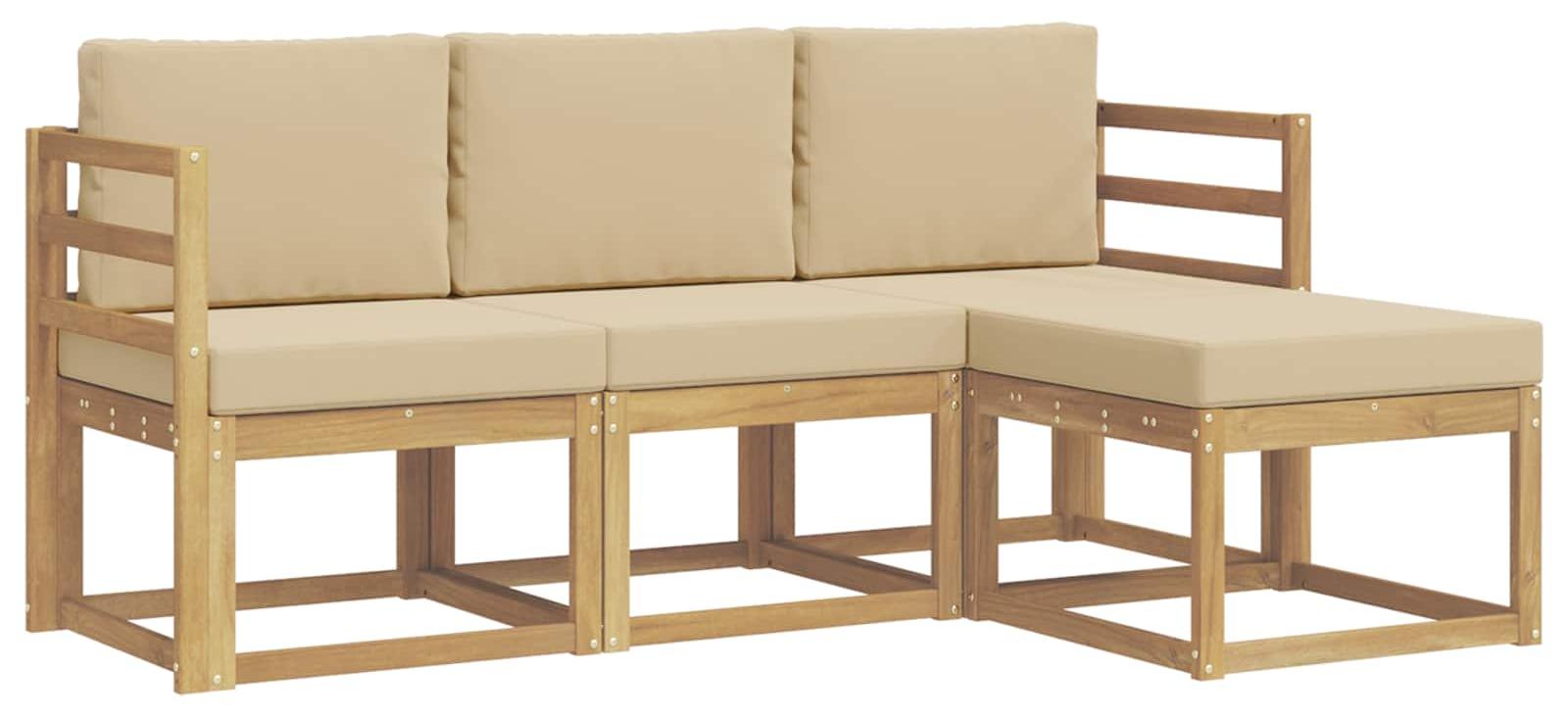 Outdoor-Sofagarnitur 4 pcs