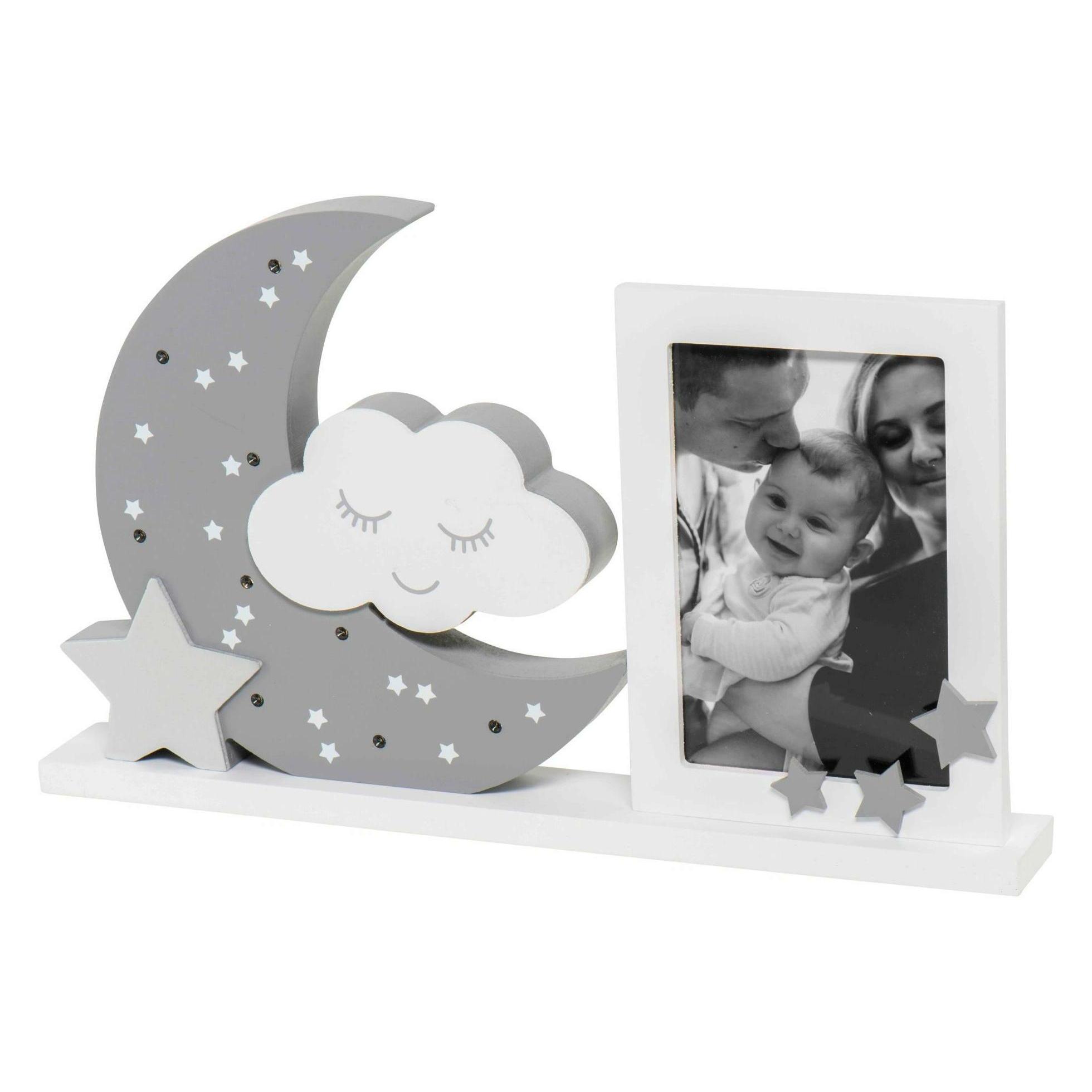 Dooky Fotorahmen mit LED-Mondlicht (B0BTMY47FF)