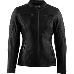 Rusty Stitches Joyce V2, Lederjacke Damen - Schwarz - 46