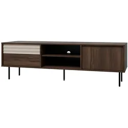 TV-MÖBEL Astra Dunkles Holz und Kaschmir