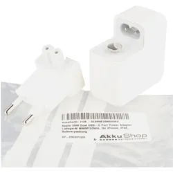 Apple 35W Dual USB-C Port Power Adapter Ladegerät MNWP3ZM/A, für iPhone, iPad, Mac