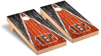 Skip's Garage Cincinnati Bengals 2x4 Pro Cornhole Boards - V3