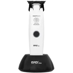 MRD Pro Smart Brain GMT-3969ST Konturentrimmer, Weiß – BLDC-Motor, Zero-Gap-Klinge, 150 Min. Akku