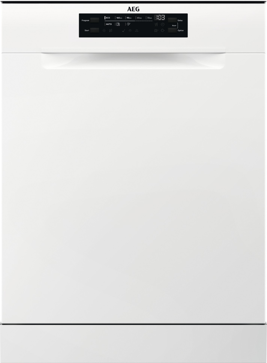AEG 6000 SatelliteClean / Standgeschirrspüler 60 cm / AirDry - perfekte Trocknungsergebnisse / Besteckkorb FFB53617ZW Weiß