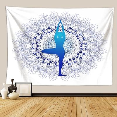 indische sieben chakra meditation wandteppich yoga studio wandteppich raumdekoration innerer frieden wandteppich reiki spirituelles heilendes geschenk