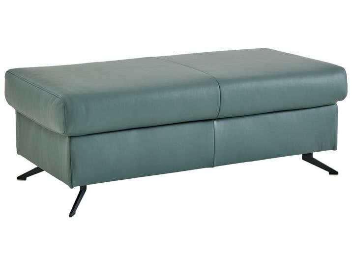 Beldomo Premium XXL-Hocker PERFECT-L, grün, Leder
