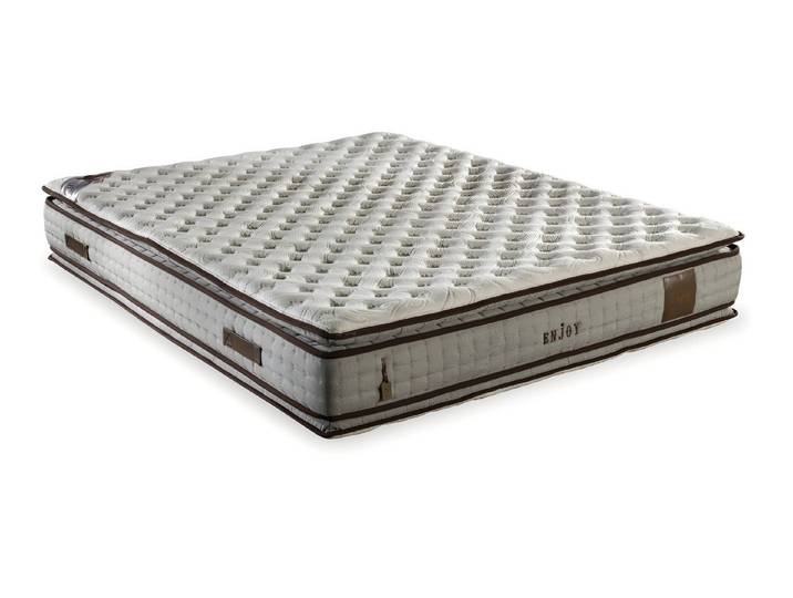 Boxspringmatratze Weiße Textilmatratze mit atmungsaktiver Oberfläche und Komfort, JVmoebel, 25.0 cm hoch, Made in Europa
