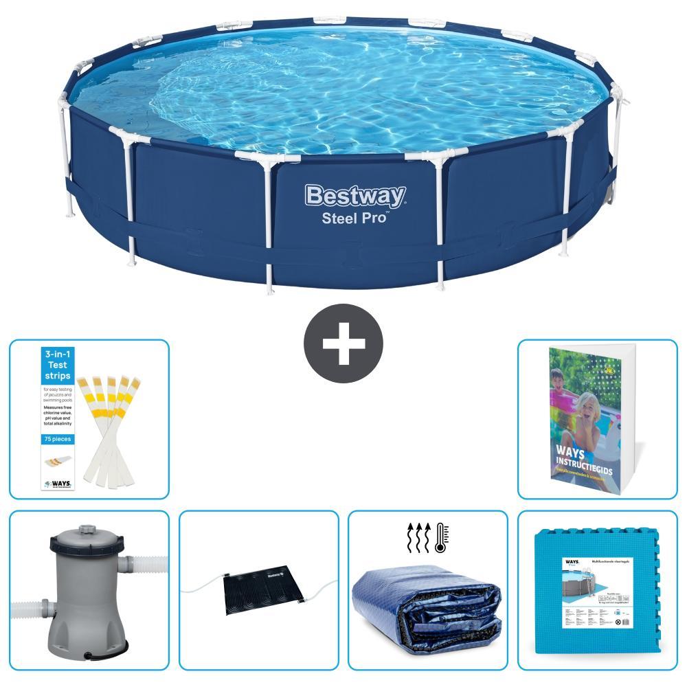 Bestway Steel Pro Rund - 396x84 cm - 5-teilig S340