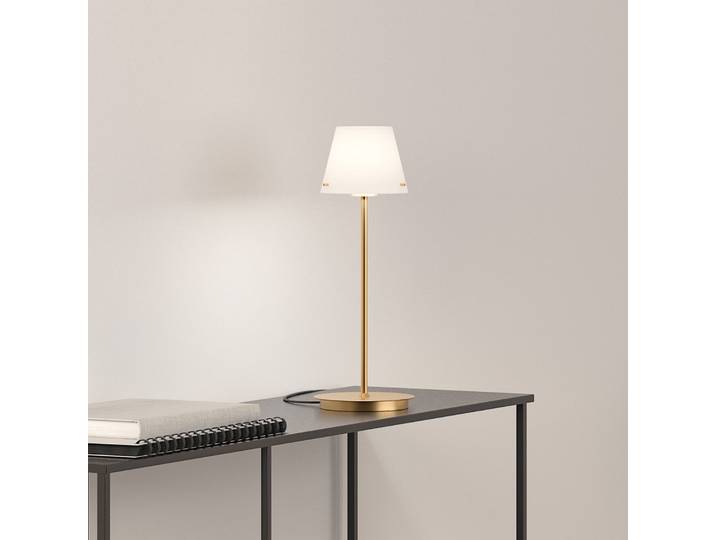 Gil Tafellamp Satin/Brass - Herstal - Woonkamer - Metaal