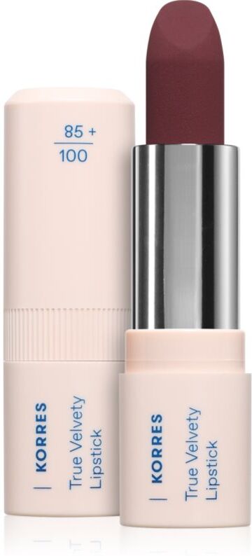 Korres True Velvety Lipstick creamy lipstick with satin finish shade Wine Red 3 g