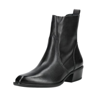 Stiefelette PAUL GREEN "Paul Green Stiefelette Glattleder", Damen, Gr. 41, schwarz, Glattleder, Schuhe Stiefelette