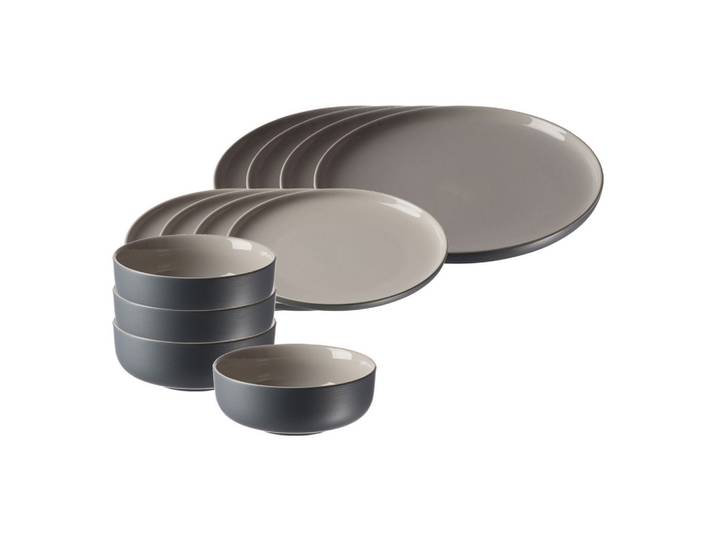 BASIC-SET Jasper Grau 12-tlg.