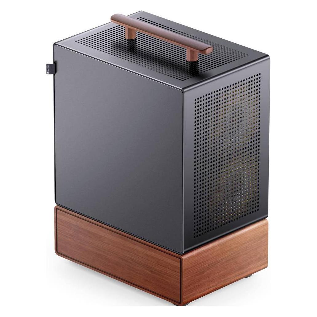 Jonsbo T7 PC-Gehäuse, Midi-Tower, mATX, Tempered Glass - schwarz (mATX, Mini-ITX) (T7 BLACK)