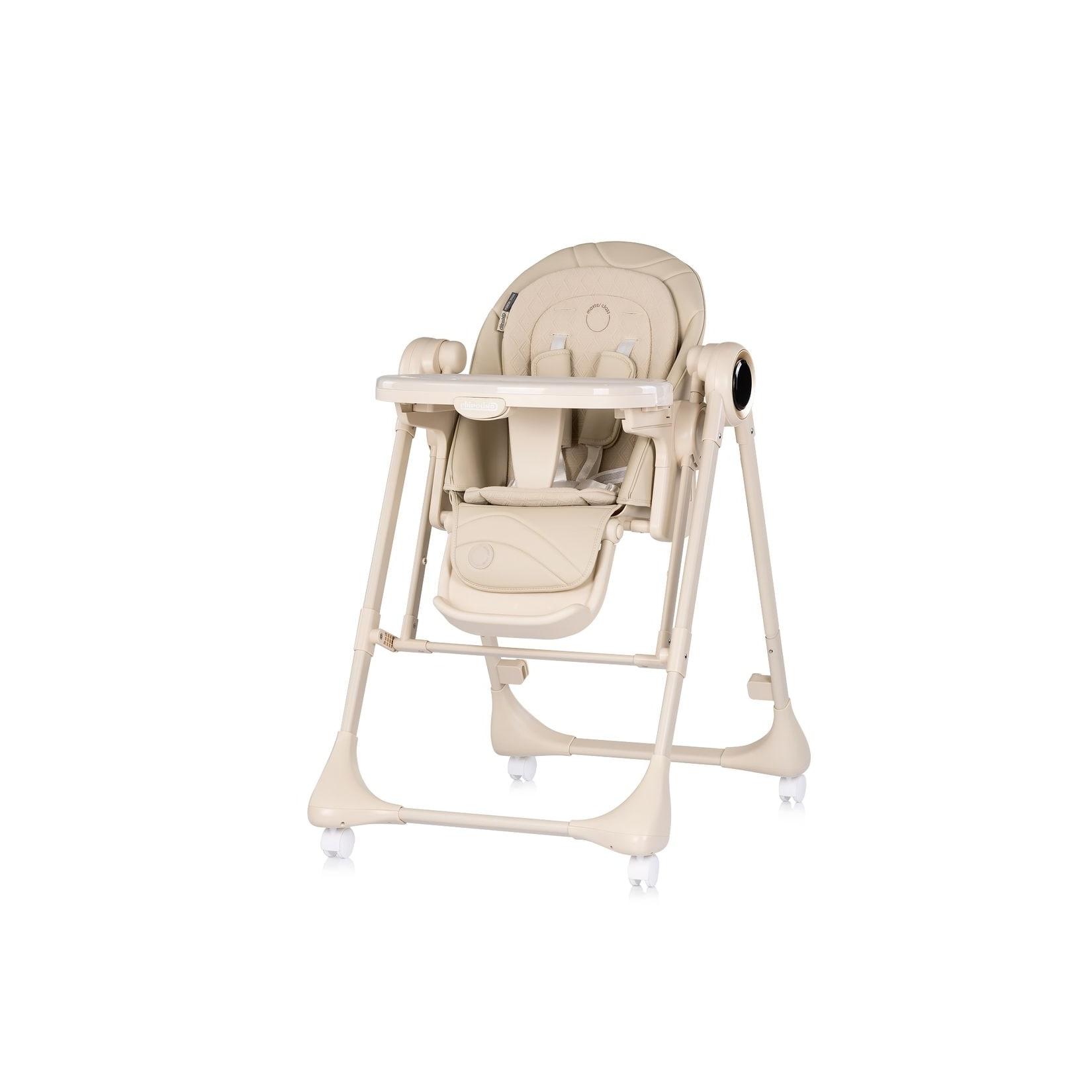 Chipolino Hochstuhl Master Class 2 in 1 elektrisch Babyschaukel Fernbedienung beige